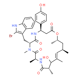 ChemSpider 2D Image | jaspamide K | C36H45BrN4O7