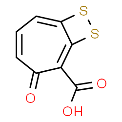ChemSpider 2D Image | tropodithietic acid | C8H4O3S2