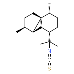 ChemSpider 2D Image | 13-isothiocyanatocubebane | C16H25NS