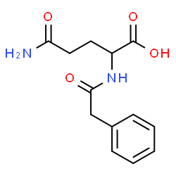 ChemSpider 2D Image | Phenylacetylglutamine | C13H16N2O4