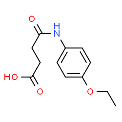 ChemSpider 2D Image | 3-[(4-ethoxyphenyl)carbamoyl]propanoic acid | C12H15NO4