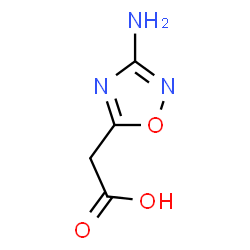 ChemSpider 2D Image | (3-Amino-1,2,4-oxadiazol-5-yl)acetic acid | C4H5N3O3