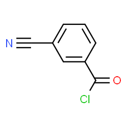 ChemSpider 2D Image | 3-Cyanobenzoyl chloride | C8H4ClNO