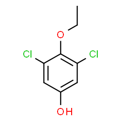 ChemSpider 2D Image | 3,5-Dichloro-4-ethoxyphenol | C8H8Cl2O2