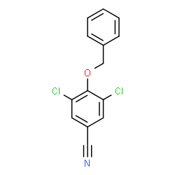 ChemSpider 2D Image | 4-(Benzyloxy)-3,5-dichlorobenzonitrile | C14H9Cl2NO