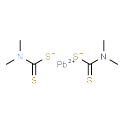 ChemSpider 2D Image | Lead dimethyldithiocarbamate | C6H12N2PbS4