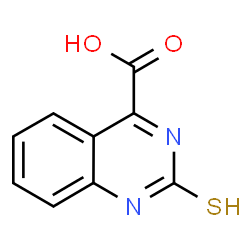 ChemSpider 2D Image | 2-mercaptoquinazoline-4-carboxylic acid | C9H6N2O2S