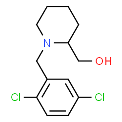 ChemSpider 2D Image | [1-(2,5-Dichlorobenzyl)-2-piperidinyl]methanol | C13H17Cl2NO