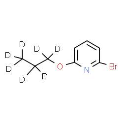 ChemSpider 2D Image | 2-Bromo-6-[(~2~H_7_)propyloxy]pyridine | C8H3D7BrNO