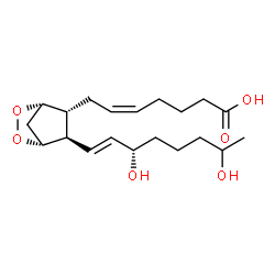ChemSpider 2D Image | 19-hydroxyprostaglandin H2 | C20H32O6