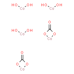 ChemSpider 2D Image | [Carbonato(2-)-kappa~2~O,O']cobalt - dihydroxycobalt (2:3) | C2H6Co5O12