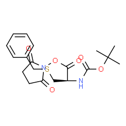 ChemSpider 2D Image | Boc-Cys(Bzl)-OSu | C19H24N2O6S