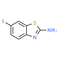 ChemSpider 2D Image | 6-Iodobenzo[d]thiazol-2-amine | C7H5IN2S