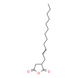 ChemSpider 2D Image | 3-(Dodec-2-en-1-yl)dihydrofuran-2,5-dione | C16H26O3