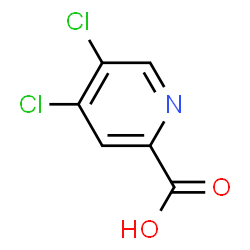 ChemSpider 2D Image | 4,5-dichloropicolinic acid | C6H3Cl2NO2