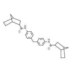 ChemSpider 2D Image | N,N'-(Methylenedi-4,1-phenylene)bisbicyclo[2.2.1]heptane-2-carboxamide | C29H34N2O2