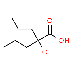 ChemSpider 2D Image | 2-Hydroxy-2-propylpentanoic acid | C8H16O3