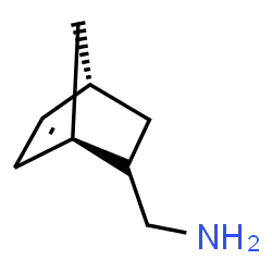 ChemSpider 2D Image | 1-[(1R,4R)-Bicyclo[2.2.1]hept-5-en-2-yl]methanamine | C8H13N