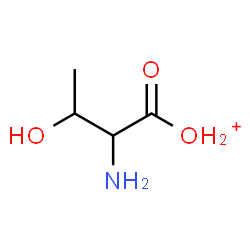 ChemSpider 2D Image | (2-Amino-3-hydroxybutanoyl)oxonium | C4H10NO3