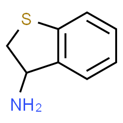 ChemSpider 2D Image | 2,3-Dihydro-1-benzothiophen-3-amine | C8H9NS
