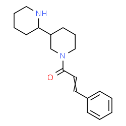 ChemSpider 2D Image | 1-(2,3'-Bipiperidin-1'-yl)-3-phenyl-2-propen-1-one | C19H26N2O