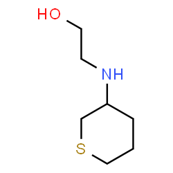 ChemSpider 2D Image | 2-(Tetrahydro-2H-thiopyran-3-ylamino)ethanol | C7H15NOS