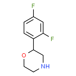 ChemSpider 2D Image | 2-(2,4-Difluorophenyl)morpholine | C10H11F2NO