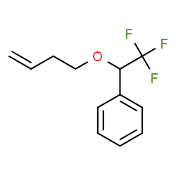 ChemSpider 2D Image | [1-(3-Buten-1-yloxy)-2,2,2-trifluoroethyl]benzene | C12H13F3O