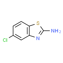 ChemSpider 2D Image | 5-CHLORO-2-BENZOTHIAZOLAMINE | C7H5ClN2S