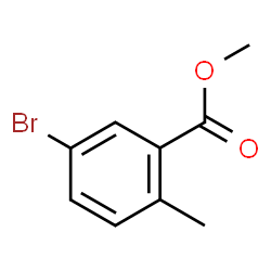 ChemSpider 2D Image | Methyl 5-bromo-2-methylbenzoate | C9H9BrO2