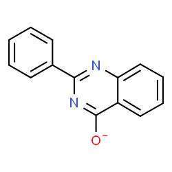 ChemSpider 2D Image | 2-Phenyl-4-quinazolinolate | C14H9N2O