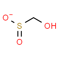 ChemSpider 2D Image | Hydroxymethanesulfinate | CH3O3S