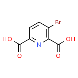 ChemSpider 2D Image | 3-Bromopyridine-2,6-dicarboxylic acid | C7H4BrNO4