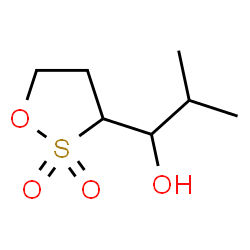 ChemSpider 2D Image | 1-(2,2-Dioxido-1,2-oxathiolan-3-yl)-2-methyl-1-propanol | C7H14O4S