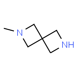 ChemSpider 2D Image | 2-Methyl-2,6-diazaspiro[3.3]heptane | C6H12N2