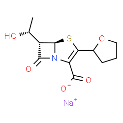 ChemSpider 2D Image | faropenem sodium | C12H14NNaO5S