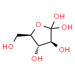 ChemSpider 2D Image | (3S,4S,5R)-5-(Hydroxymethyl)dihydro-2,2,3,4(3H)-furantetrol | C5H10O6
