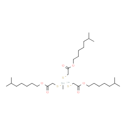 ChemSpider 2D Image | 2-(6-methylheptoxy)-2-oxo-ethanethiolate; methyltin(3+) | C31H60O6S3Sn