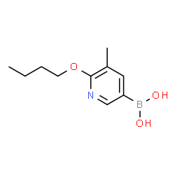 ChemSpider 2D Image | (6-Butoxy-5-methylpyridin-3-yl)boronic acid | C10H16BNO3