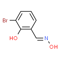 ChemSpider 2D Image | 3-bromo-2-hydroxybenzaldehyde oxime | C7H6BrNO2