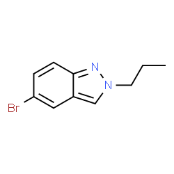 ChemSpider 2D Image | 5-Bromo-2-propyl-2H-indazole | C10H11BrN2