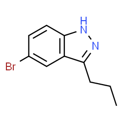ChemSpider 2D Image | 5-Bromo-3-propyl-1H-indazole | C10H11BrN2