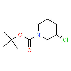 ChemSpider 2D Image | TERT-BUTYL (3S)-3-CHLOROPIPERIDINE-1-CARBOXYLATE | C10H18ClNO2