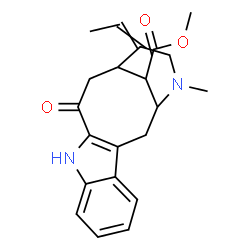 ChemSpider 2D Image | Methyl 3-oxovobasan-17-oate | C21H24N2O3