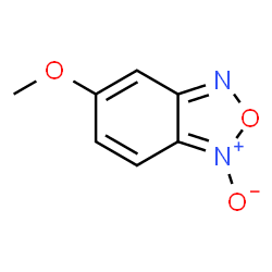 ChemSpider 2D Image | 5-methoxybenzofuroxan | C7H6N2O3