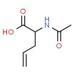 ChemSpider 2D Image | N-Acetyl-DL-allylglycine | C7H11NO3