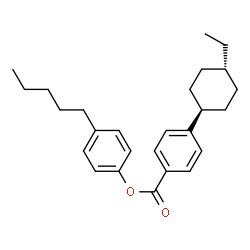 ChemSpider 2D Image | 4-Pentylphenyl 4-(trans-4-ethylcyclohexyl)benzoate | C26H34O2