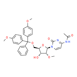 ChemSpider 2D Image | N4-Acetyl-5'-O-DMT-2'-O-methylcytidine | C33H35N3O8