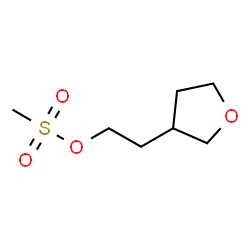 ChemSpider 2D Image | 2-(Tetrahydro-3-furanyl)ethyl methanesulfonate | C7H14O4S