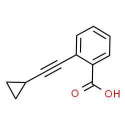 ChemSpider 2D Image | 2-(Cyclopropylethynyl)benzoic acid | C12H10O2